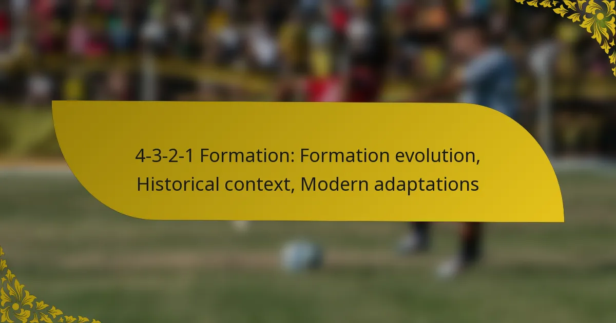 4-3-2-1 Formation: Formation evolution, Historical context, Modern adaptations